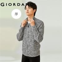 ราคา Giordanoผู้ชาย เต่าครึ่งหนา เปิดหน้าอกเสื้อสเวตเตอร์ถัก Free Shipping 01052702 (15879765060)