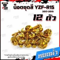 ราคา น็อตชุดสีR15 ปี2017 2019 1ชุด 12 ตัว น็อตชุดสีอาร์ 15 น็อตR15 น็อตเฟรมR15 R 15 น๊อตR15 น็อสแตนเลส R15 ปี2017 2019 (14629504502)