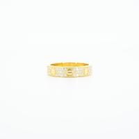 ราคา แหวน Cartier Love Band with Pave Diamonds 18K Yellow Gold Size 48 Used vrcalrfim 5023 (20224653643)