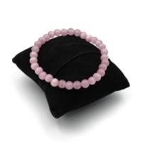 ราคา CATEYE หินตาแมว สีชมพู หินไพฑูรณ์ เลือกขนาดเม็ดหินได้ 4 12 มม หินแห่งความอ่อนโยน สร้อยข้อมือหินแท้ by siamonlineshop (12547174438)