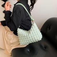 ราคา xspeedshop X1880 กระเป๋าสะพายไหล่ผ้าย่น เป็นสายหนัง สไตล์เกาหลี (19302581759)