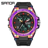 ราคา Sanda ผู้ชายกีฬานาฬิกาหรูแบรนด์ชั้นนำทหารนาฬิกาควอตซ์ 739 ผู้ชาย LED ดิจิตอลจอแสดงผลแบบ Dual อนาล็อกกีฬานาฬิกากันน้ำผู้ชายว่ายน้ำนาฬิกาสำหรับผู้ชาย (9496964741)