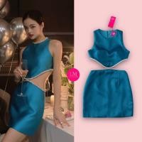 ราคา มินิเดรสแขนกุดแขนเว้า ดีไซน์คัตเอาท์ เว้าเอว แซ่บเผ็ชสุดๆ (19905361818)
