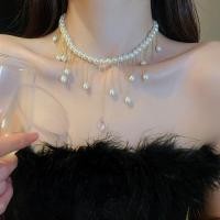 ราคา สร้อยคอแฟชั่น choker ไข่มุกระย้า สวยมาก (17524450606)