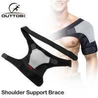 ราคา Outtobe Shoulder Support Brace Guard Strap Wrap Belt Band Pads Bandage Adjustable Left Right Shoulder Support Bandage Protector Brace Joint Pain Injury Men Women Shoulder Strap (7841577625)