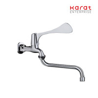 ราคา Karat Faucet ก๊อกซิงค์เอนกประสงค์ติดผนัง แบบก้านปัดยาว ก๊อกอ่างล้างจาน รุ่น KF 57 533 50 (16386713349)