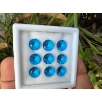 ราคา Blue โทแพซ พลอย โทแพซ TOPAZ LAB อัญมณีหลากสีสัน ทรงกลม 10 00 มิลลิเมตร Millimeter img พลอย ขนาด 10 00 มิลลิเมตร MM 10 PCS เม็ด (17607903588)