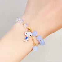 ราคา สร้อยข้อมือ กำไลแขนคริสตัล V4 กำไล1 เส้น 2สี จี้การ์ตูนน่ารักๆ สายยืดตามข้อมือ พร้อมส่งจากไทย (16901727152)