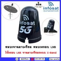 ราคา INFOSAT หมวกจานดาวเทียม หมวกครอบ LNB C Band 5G เหมาะกับจาน150 185CM (9470936407)