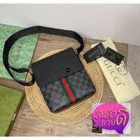 ราคา กระเป๋าสะพายผู้ชาย กุชชี่ ใส่ได้ทั้งชายและหญิง ใส่ได้ทุกโอกาสสะดวกใช้งานสินค้ามีสต๊อกพร้อมส่ง ขนาด8นิ้ว (19516364801)