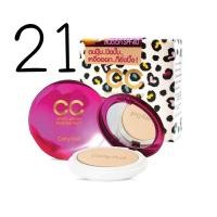 ราคา แป้งพัฟซีซีลายเสือ ขนาด 12กรัม Cathy Doll CC Speed White Powder Pact SPF 40PA แป้งซีซีลายเสือ (20050577959)