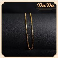 ราคา 18K ITALY 97 2 สร้อยคอทองคําจริงกล่องผู้ชายเครื่องประดับโซ่ธรรมดาน้ําหนัก 3g ความยาว 45 ซม ทอง แท้ หลุด จำนำ (21239081134)