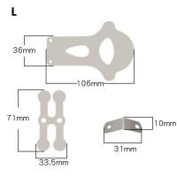 ราคา เครื่องลูกสูบแบบสายพานแผ่นวาล์วหัวปั๊มคอมเพรสเซอร์ไร้น้ำมันไร้เสียง3ชิ้น ลิ้นวาล์ว แผ่นวาล์ว ลิ้นอัดอากาศ อะไหล่ปั้มลม (17100050044)