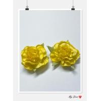 ราคา ต่างหูดอกไม้ ต่างหูทองกวาว ต่างหูหนีบ (18793161732)