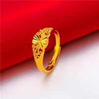 ราคา เครื่องประดับทองคำจำลอง 24K สำหรับสุภาพสตรีแหวนกุหลาบแหวนทองแหวนแฟชั่น (19200447902)