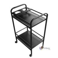 ราคา รถเข็นบาร์เหล้าเหล็ก2ชั้น มีแผ่นเหล็กวางขวดน้ำ2ช่อง รถเข็นบาร์วางน้ำ บาร์เหล้า บาร์วางน้ำ ชั้นบาร์เหล้า uk99 (2141412714)