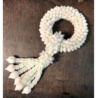 ราคา พวงมาลัย ดอกมะลิ ดอกไม้ งานดินปั้น 25 cm (19377514516)