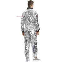 ราคา ส่งของ Pinkcool นักบินอวกาศ นักบินอวกาศ เครื่องแต่งกายคอสเพลย์ ชุดอวกาศ สีเงิน ชุดจั๊มสูท บอดี้ยาวเต็มรูปแบบ ขายดี (19693037775)