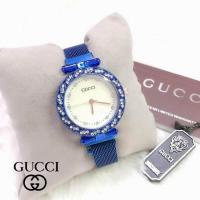 ราคา นาฬิกาข้อมือgucci นาฬิกาสายแม่เหล็ก Magnet สายติดล็อคด้วยแม่เหล็ก ไม่ต้องใช้ตัวล็อค ไม่มีหลุด ขนาดหน้าปัด 32 mm สินค้า มีถ่านสำรอง ผ้าเช็ด ถุงผ้า แถมให้นะคะ (18671007492)