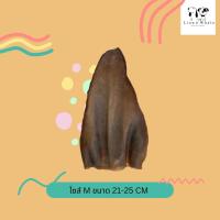 ราคา 1แถม1หูวัวอบแห้ง สำหรับสุนัข ขนมขัดฟันสุนัข หูวัวแท้อบแห้ง (18538497584)