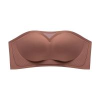 ราคา FallSweet เสื้อในไร้โครง เสื้อในดันนมโต32 บราเกาะอก Strapless Bra Push Up Bra for Small Chest Seamless Strapless Bra มองไม่เห็น ชุดชั้นในสตรี Anti Slip Invisible Push Bra Lingerie (19214278276)