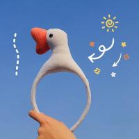 ราคา PTQ ที่คาดผมขนเป็ดขนาดใหญ่สไตล์อินน่ารักเป็ด3D ที่คาดผมผ้าแฟชั่นตุ๊กตาการ์ตูนอุปกรณ์ห่วงใส่ผมผม (19989047354)