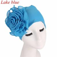ราคา CHUAN แฟชั่นของผู้หญิง Bonnet หมวกยืด Headscarf King ยืดหยุ่น Chemo หมวกฮีญาบมุสลิมผมดอกไม้ขนาดหมวก (7801806218)