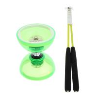 ราคา BolehDeals ลูกยางของเล่นมืออาชีพลูกข่างและเชือก3แบริ่งพร้อมไม้และเชือกไฟ LED Yoyo ของเล่นลูกบอลยางแต่งตาและประสานมือ (13251785056)