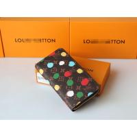 ราคา Advanced Packaging 2023L New Polka Dot Pattern Leather Wallet Short Wallet Womens Zipper Wallet 81864 Fashion leather bag (20348832697)