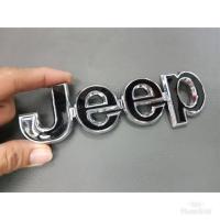 ราคา โลโก้ jeep เหล็ก สีดำขอบเงิน (3336612919)