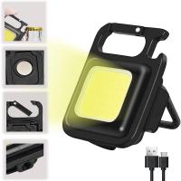 ราคา พวงกุญแจ LED ไฟฉายแบบชาร์จไฟได้ USB ขนาดเล็กสำหรับกลางแจ้งไฟฉายพกพาสำหรับไฟฉายเดินป่าพกพา (21170547011)
