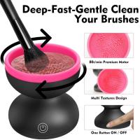 ราคา Electric Makeup Brush Cleaner Machine Portable Auto Spinner Brush Cleaner Tools for All Size Make Up Brush Cleaner B (20163043610)