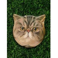 ราคา จานรองแก้วลายแมว แผ่นหินรองแก้วลายแมว ฐานรองแก้วลายหน้าแมว หน้าแมวเหมียวสุดน่ารัก จานรองแก้วเคลือบเซรามิก (19362722474)