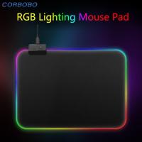 ราคา ไร้สายชาร์จอย่างรวดเร็วแสงRGBแผ่นรองเมาส์7โหมดแสงสีเดียวนุ่มและพับเก็บได้สำหรับคอมพิวเตอร์พีซีแล็ปท็อปขนาด S M M (3880310937)