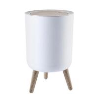 ราคา NIKANO A22 FEIDASH Trash With Lid Press ถังขยะ มินิมอล ฝากด มีฝาปิด ของใช้ ลายไม้ พลาสติก ที่ทิ้งขยะ ห้องน้ำ ขาไม้ (17760030946)