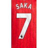 ราคา เบอร์ติดเสื้อกีฬา SAKA อาร์เซนอลลพร้อมส่งมีสองสีให้เลือกขาวและดำ (20686088836)