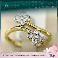 ราคา แหวนดอกไม้ก้านไขว้ ตัวเรือนทองแท้1 93กรัม เพชร 8 0 16 2 0 01กะรัต งานเพชรแท้เบลเยี่ยม สามารถเลือกสีตัวเรือนได้ สินค้าแท้มีใบรับประกันสินค้า (12453163488)