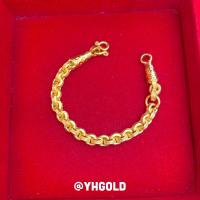ราคา สร้อยข้อมือทอง2สลึง YHGOLD ข้อมือเด็ก ทองคำแท้96 5 (19484434620)