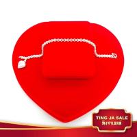 ราคา สร้อยข้อมือเงิน 925 ลายห่วงคู่ ห้อยหัวใจ น้ำหนัก 1บาท ยาว 7นิ้ว เครื่องประดับเงินสินค้าขายดีพร้อมส่ง (886448375)