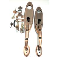 ราคา มือจับประตู มือจับใหญ่ รุ่น 6840TC มือจับคู่ ติดตั้งกับประตูบานคู่หรือบานเดี่ยว สวยงามทนทาน รูปทรงโบราณ (17441904474)