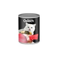 ราคา Ostech อาหารกระป๋องแมวออสเทค ปลาทูน่าในเยลลี่ ชนิดเปียก 400กรัม (21262472210)