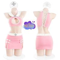 ราคา ส่งเร็วพิเศษ ชุดคอสเพลย์พยาบาล ชุดนอนไม่ได้นอน เกรดแท้พรีเมี่ยม S6837 เป็นเซ็ตเสื้อ กระโปรง ผ้าเกรดดีใส่สบาย BN 563 (17159662866)