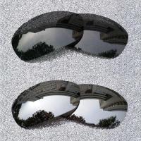 ราคา เลนส์โพลาไรซ์2คู่สำหรับกรอบแว่นกันแดด Oakley Juliet ติดตั้งได้ง่าย ใส่ได้พอดี ป้องกันรังสียูวี100 ดำ เงิน (20343434595)