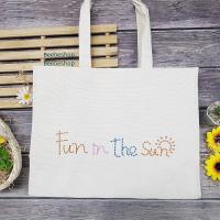 ราคา กระเป๋า Shiseido Fun In The Sun สีครีม ใบใหญ่ (18899927516)