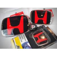 ราคา H ดำ แดง Civic FD หน้า หลัง พวงมาลัย SET 3 ชิ้น (397827729)
