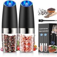 ราคา เครื่องบดเกลืออัตโนมัติ เครื่องบดพริกไทยไฟฟ้า ที่บดพริกไทย ที่บดเครื่องเทศ บดสมุนไพร บดพริกไทย ขวดพริกไทย เครื่องบดพริกไทย ไฟ LED BH0493 (20220504037)