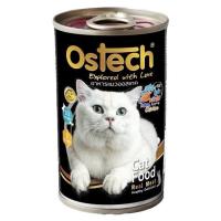 ราคา 4 กระป๋อง Ostech อาหารแมวกระป๋อง ออสเทค ครบทุกแบบ อาหารเปียก เยลลี่ กระป๋อง แมว ออสเทค Ostech 400 กรัม (20931241988)