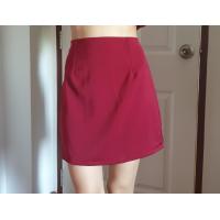 ราคา กระโปรงสั้นขอบในตัว สีแดงเลือดหมู (1434020850)