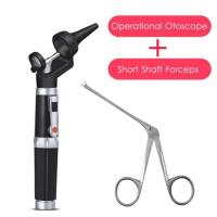 ราคา Top Quality Ear Cleaning Speculum Device LED Nose Earwax Remover Tweezer Hartman Micro Endoscope Alligator Crocodile Forceps Otoscope Set (13877969341)