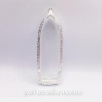 ราคา กรอบพระเงินผสม ใส่พระร่วงรางปืนใหญ่ กว้าง2 7 สูง8 5cm ขนาดจอกระจก (14404288912)